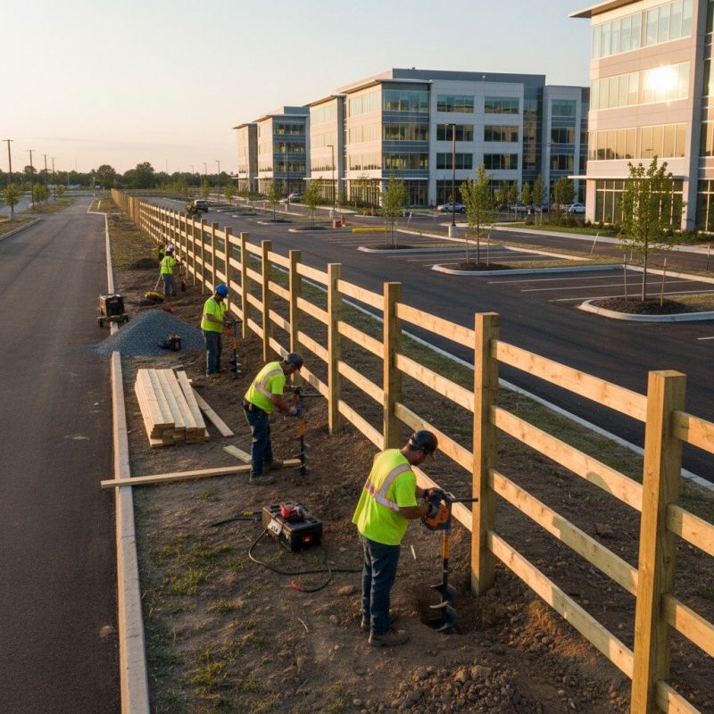Boundary Fence Installation