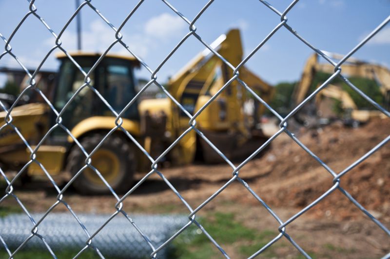 Chain Link Fence Building detail